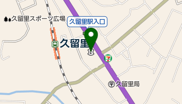 千葉信用金庫久留里支店の地図画像