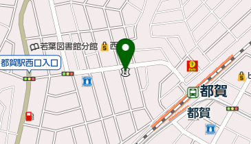 千葉信用金庫都賀支店の地図画像