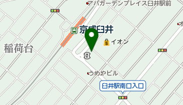 東京東信用金庫臼井支店の地図画像