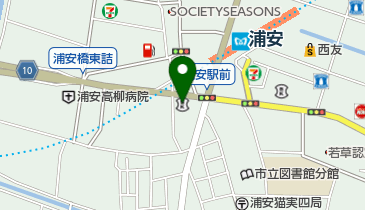 東京ベイ信用金庫浦安支店の地図画像