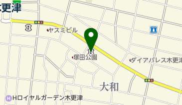 千葉信用金庫木更津支店の地図画像