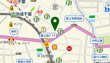 みずほ銀行千葉支店の地図画像