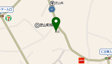 JA山武郡市芝山支所の地図画像