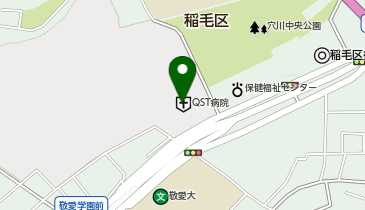 国立研究開発法人量子科学技術研究開発機構QST病院の地図画像