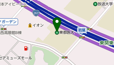 私立東都大学幕張キャンパスの地図画像