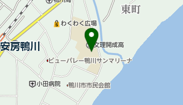 私立鴨川令徳高校の地図画像