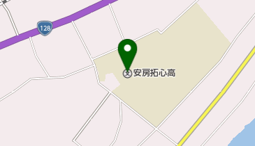千葉県立安房拓心高校の地図画像