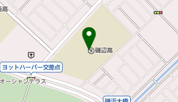 千葉県立磯辺高校の地図画像