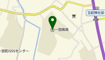 千葉県立一宮商業高校の地図画像