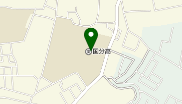 千葉県立国分高校の地図画像