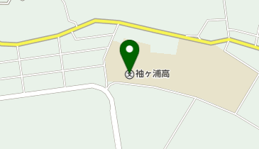 千葉県立袖ヶ浦高校の地図画像