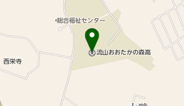 千葉県立流山おおたかの森高校の地図画像