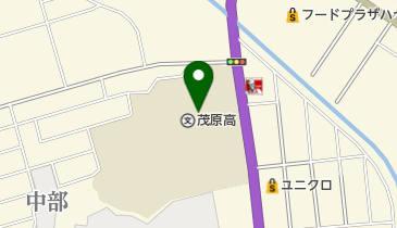 千葉県立茂原高校の地図画像