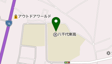 千葉県立八千代東高校の地図画像