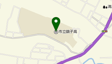 銚子市立銚子高校の地図画像