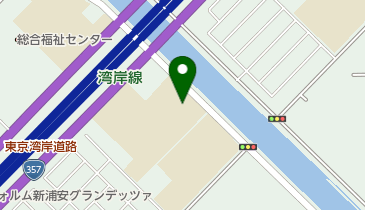 浦安市立富岡中学校の地図画像