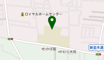 柏市立南部中学校の地図画像