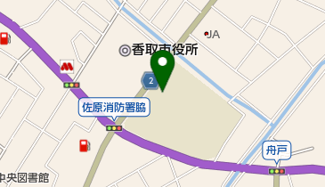 香取市立佐原中学校の地図画像