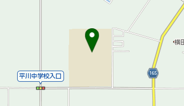 袖ケ浦市立平川中学校の地図画像