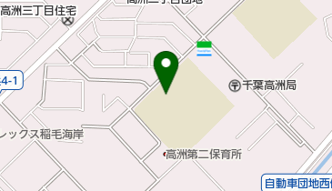 千葉市立高洲中学校の地図画像