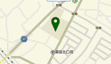 千葉市立幕張中学校の地図画像