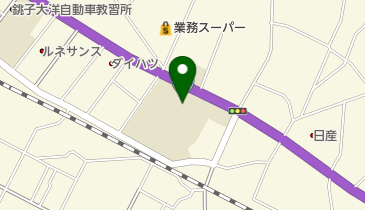 銚子市立銚子西中学校の地図画像