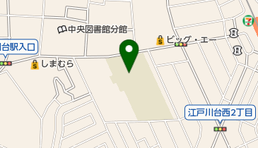 流山市立北部中学校の地図画像