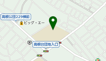 船橋市立高根台中学校の地図画像