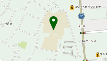 船橋市立三山中学校の地図画像