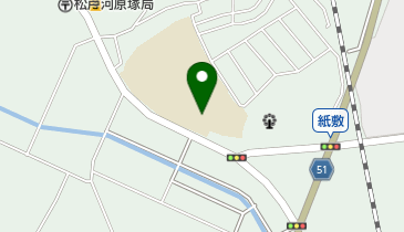 松戸市立河原塚中学校の地図画像