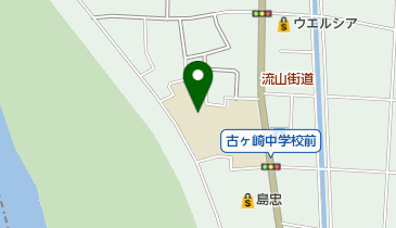 松戸市立古ケ崎中学校の地図画像