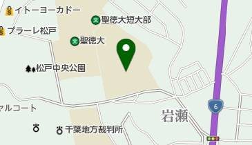 松戸市立第一中学校の地図画像