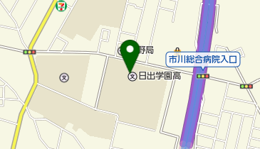 私立日出学園中学校の地図画像