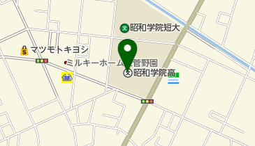 私立昭和学院中学校の地図画像