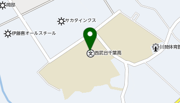 私立西武台千葉中学校の地図画像
