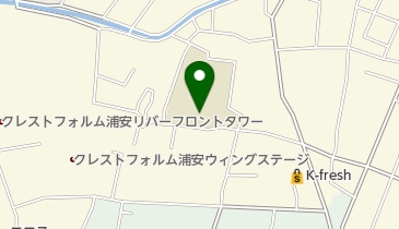 市川市立新井小学校の地図画像