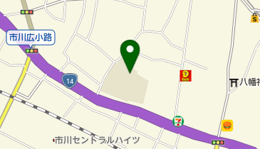 市川市立市川小学校の地図画像