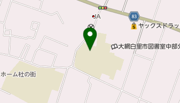 大網白里市立増穂小学校の地図画像