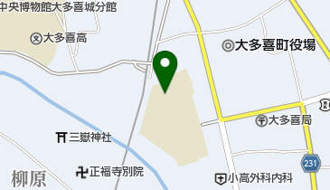 大多喜町立大多喜小学校の地図画像