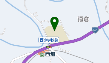 大多喜町立西小学校の地図画像