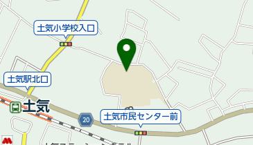 千葉市立土気小学校の地図画像