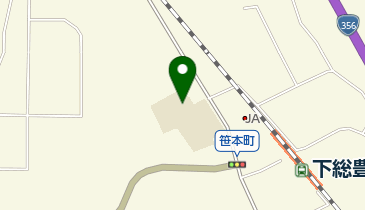 銚子市立豊里小学校の地図画像