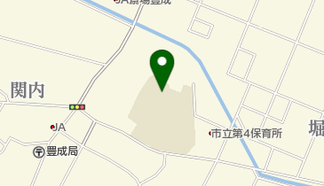 東金市立豊成小学校の地図画像