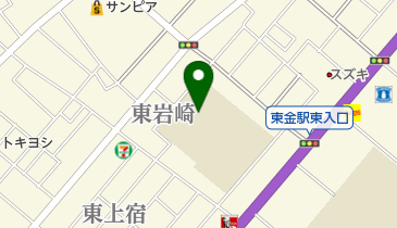 東金市立鴇嶺小学校の地図画像