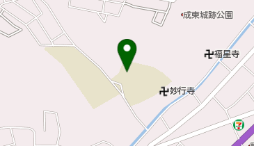 山武市立成東小学校の地図画像