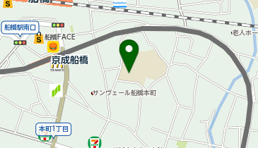 船橋市立船橋小学校の地図画像