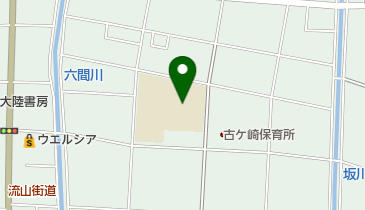 松戸市立古ケ崎小学校の地図画像