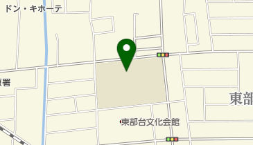 茂原市立東部小学校の地図画像