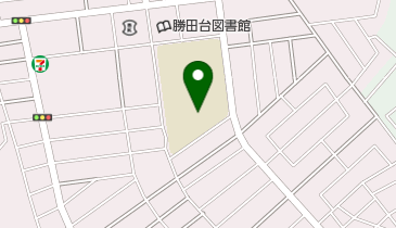 八千代市立勝田台小学校の地図画像