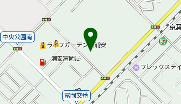 浦安幼稚園の地図画像